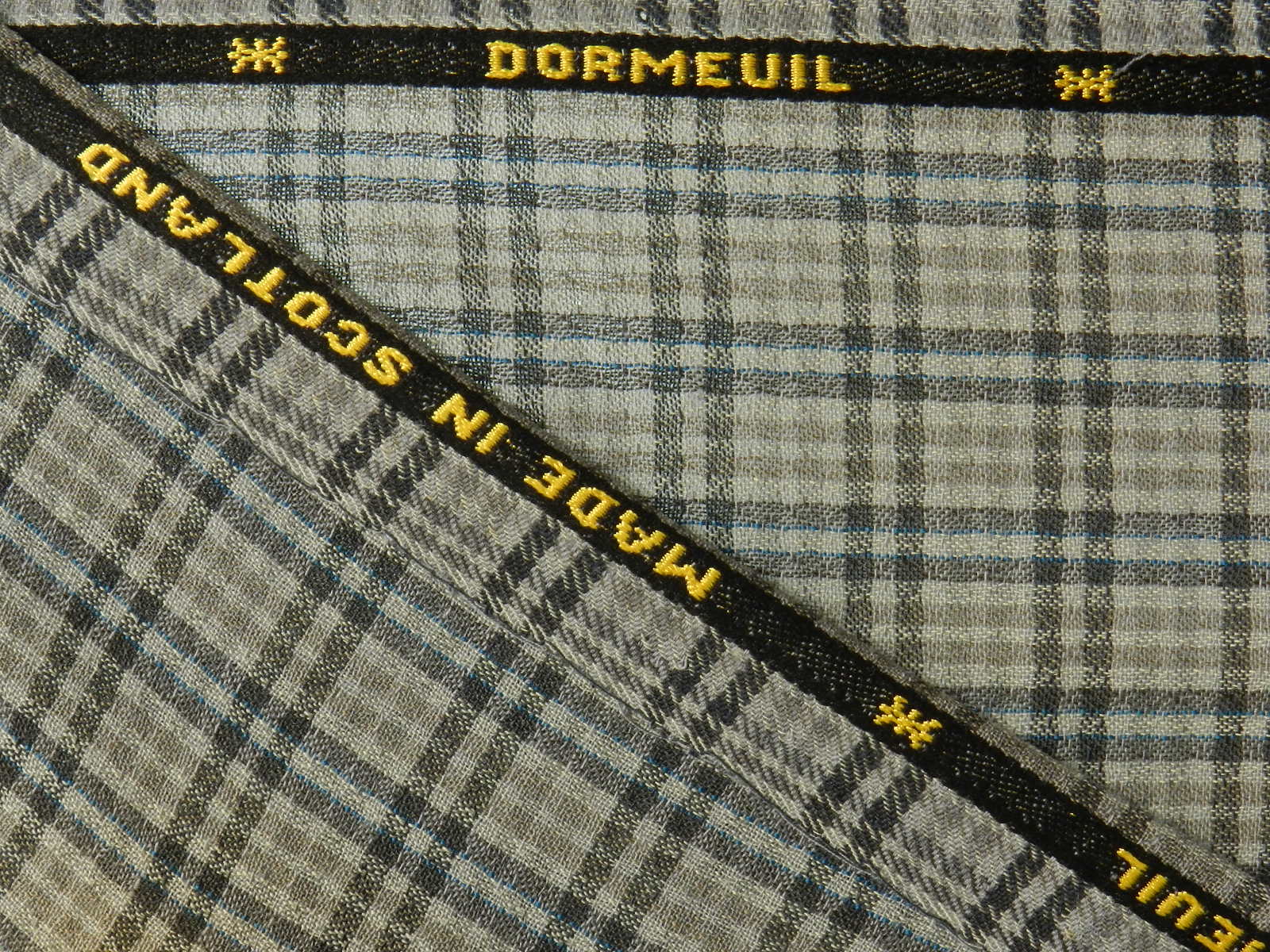 DORMEUIL（ドーメル） / SCOTLAND / ウール（毛） / ブラウン / チェック / 表記無し