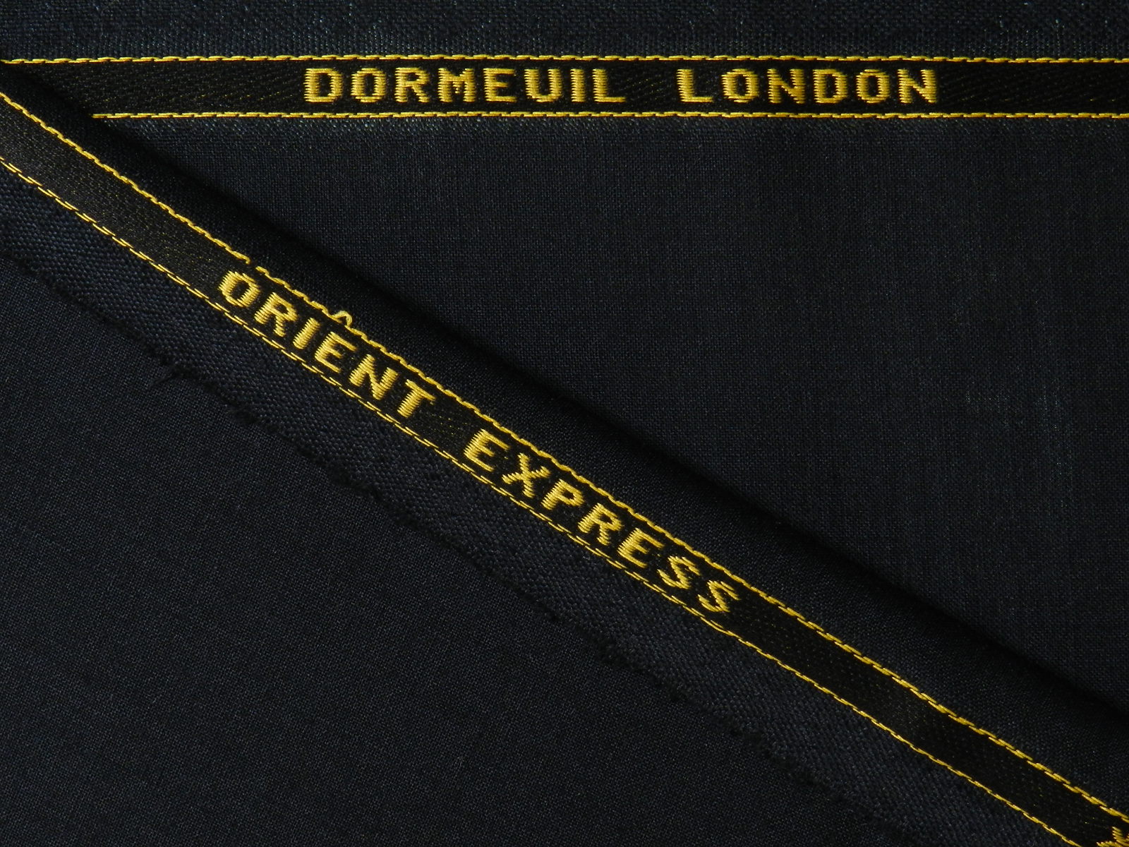 DORMEUIL（ドーメル） / ORIENT EXPRESS / LONDON / ネイビー / 無地 / 表記無し