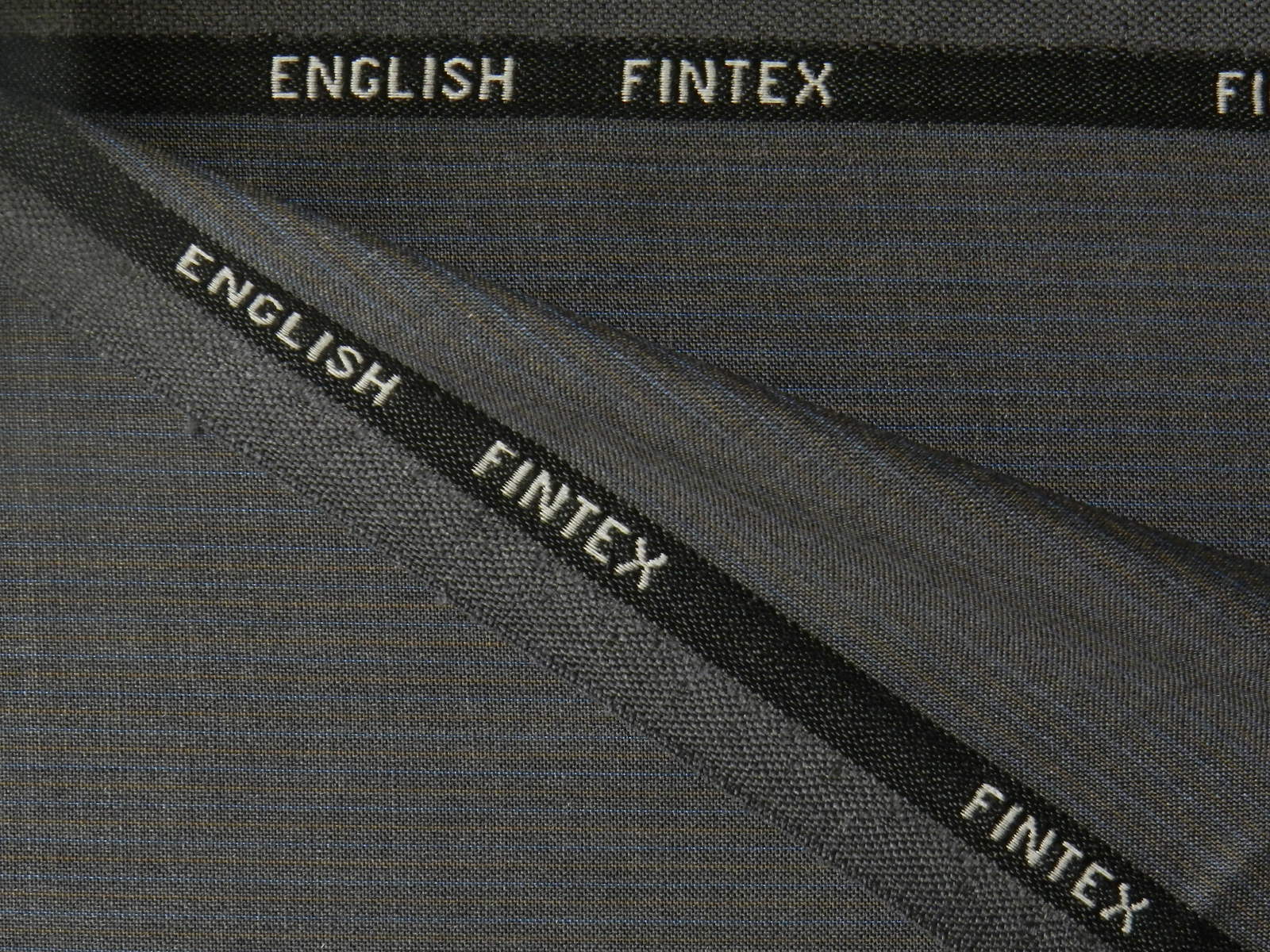 FINTEX of LONDON（フィンテックス・オブ・ロンドン） / ENGLISH FINTEX / LONDON / モヘア（毛） / グレー / ストライプ / 表記無し